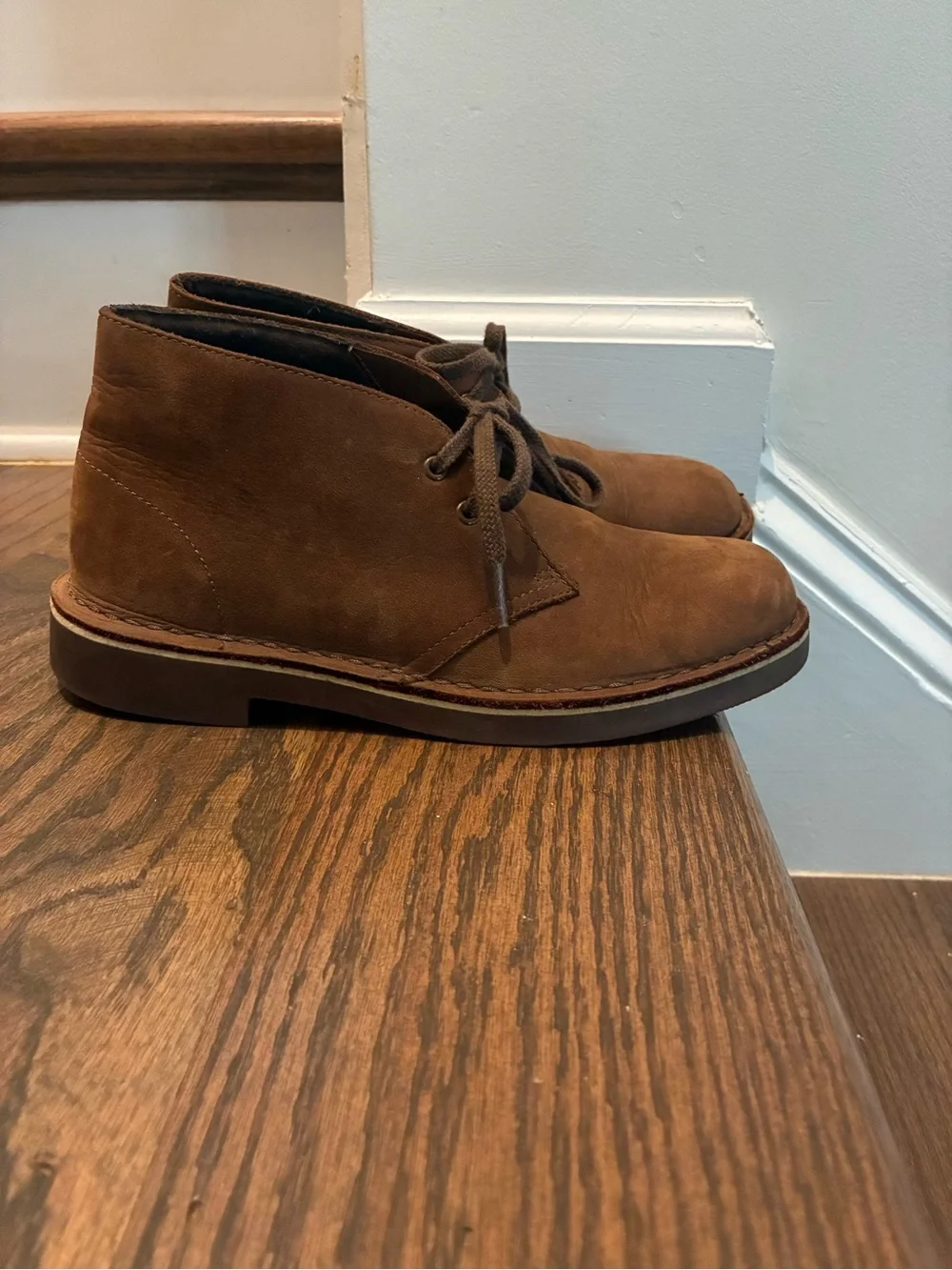 Clark’s Men's Brown Suede Boots - Casual Lace-Up 6.5(M) US - Picture 4 of 4